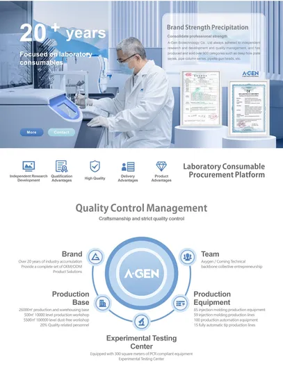 실험실 소모품 맞춤형 흰색 일회용 PP 분리형 0.1ml PCR 튜브