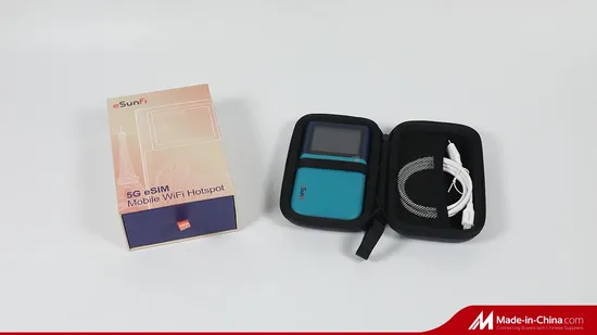 무선 5g Esim WiFi6 듀얼 밴드 휴대용 포켓 WiFi 라우터 서포터, 여행자를 위한 4G 5g 데이터 지원