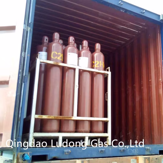 50L 실린더에 담긴 과일 숙성용 99.95% 고순도 에틸렌 C2H4 가스